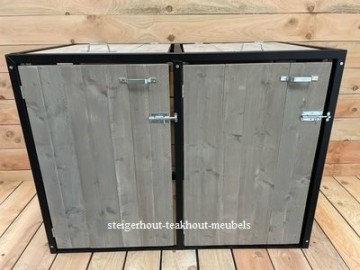 Steigerhout containerombouw greywash n