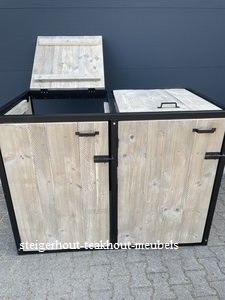 Steigerhout containerombouw open n