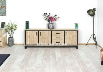 Steigerhout dressoir industrieel sfeer n