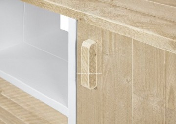 Steigerhout dressoir wit detail n