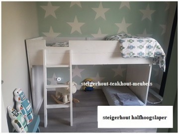Steigerhout half hoogslaper myrthe wit n