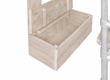 Steigerhout hoogslaper steigerbuis bankje n