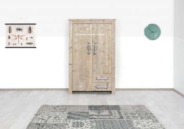 Steigerhout kast provo sfeer n