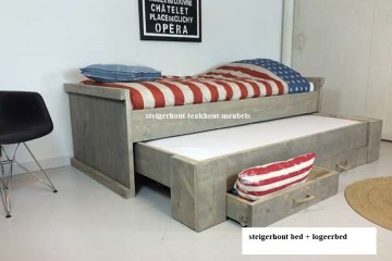 Steigerhout kinderbed america sfeer n 0