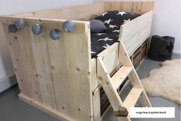 Steigerhout kinderbed fruitkist opzij n
