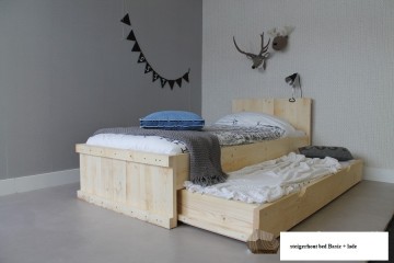 Steigerhout kinderbed nieuw steigerhout 1 lade n