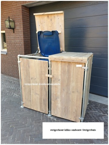 Steigerhout kliko ombouw steigerbuis detail n