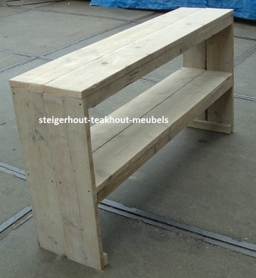 Steigerhout sidetable