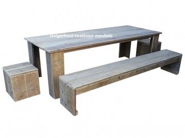 Steigerhout tuinset klassiek 2 1n