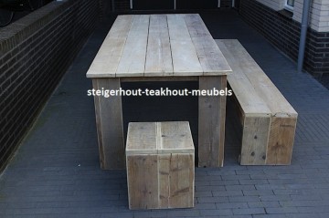 Steigerhout tuinset klassiek 2