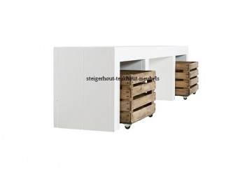 Steigerhout tv meubel suus sfeer wit n