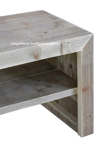Steigerhout tvmeubel basic detail n
