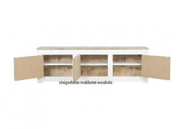 Steigerhout tvmeubel bonaire open n