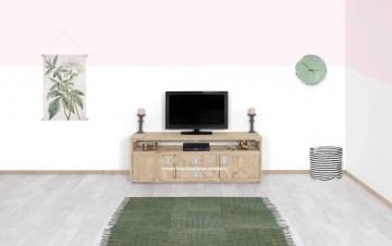 Steigerhout tvmeubel ocala sfeer n