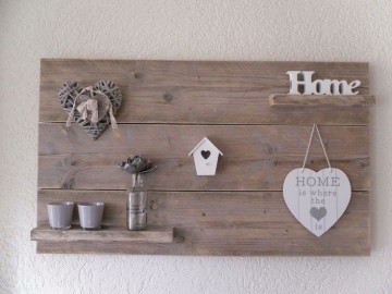 Steigerhout wandbord conny