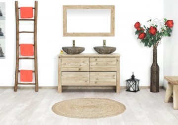 Steigerhouten badkamer meubel n