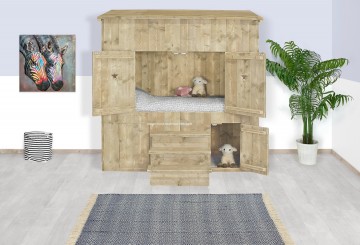 Steigerhouten bedstee sfeer1 n