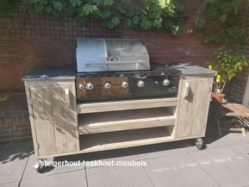 Steigerhouten buitenkeuken basic 1 n