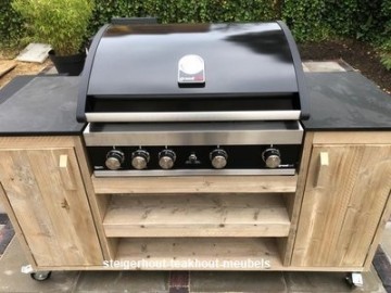 Steigerhouten buitenkeuken basic 3 n