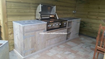 Steigerhouten buitenkeuken horssen 3 n