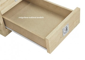 Steigerhouten bureau sophie detail lade n