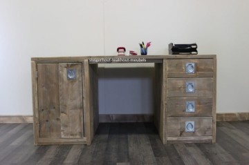 Steigerhouten bureau sophie n
