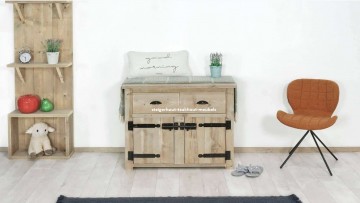 Steigerhouten commode dressoir sfeer n