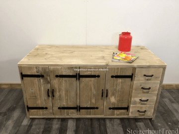 Steigerhouten dressoir 2 n