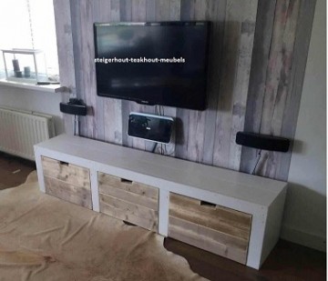 Steigerhouten dressoir rolbak sfeer inkeping n