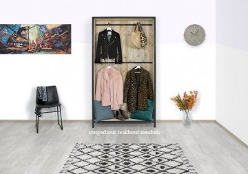 Steigerhouten kapstok borneo n