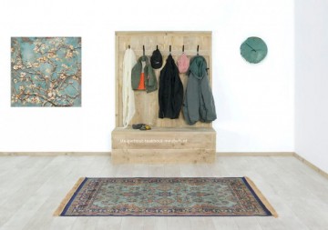 Steigerhouten kapstok sfeer n