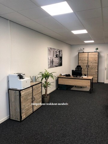 Steigerhouten kast industrieel ede inrichting n