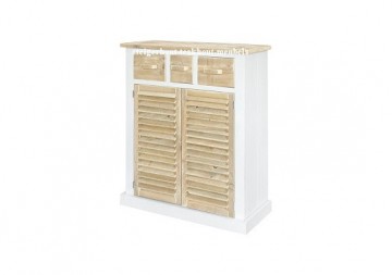 Steigerhouten kast landelijk londen wit n