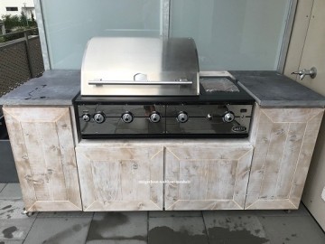 Steigerhouten keuken barbecue boretti n