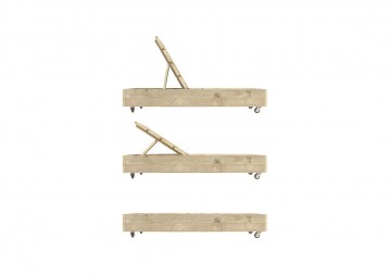 Steigerhouten ligbank 3