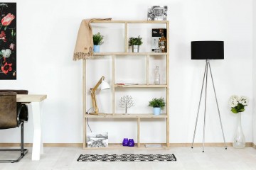 Steigerhouten roomdivider n
