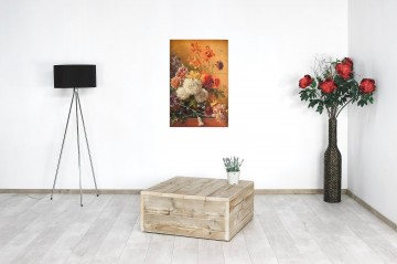 Steigerhouten salontafel blok