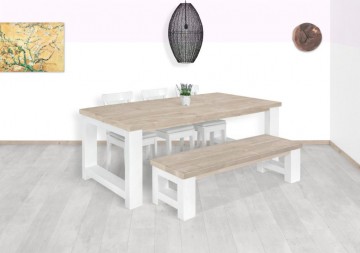 Steigerhouten tafel cayenne