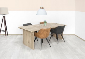 Steigerhouten tafel original sfeer