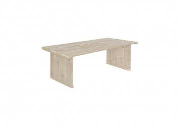 Steigerhouten tafel original wit