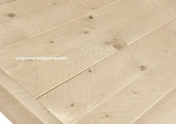 Steigerhouten tafel steigerbuis detail blad n