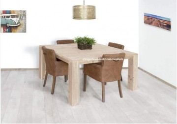 Steigerhouten tafel vierkant sfeer n