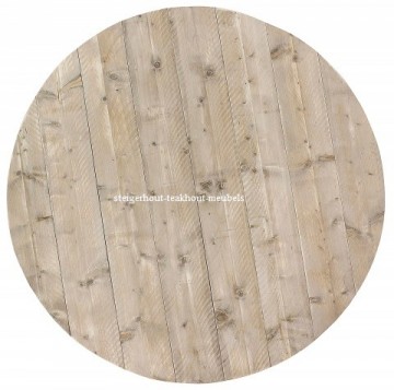 Steigerhouten tafelblad rond n