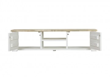 Steigerhouten tvmeubel miranda open n