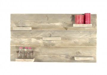 Steigerhouten wandbord weirton