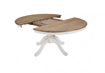 Tafel rond wit detail