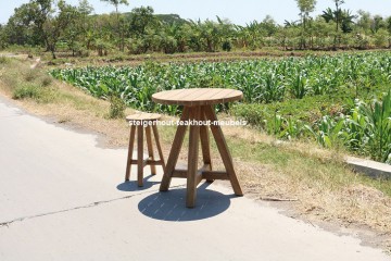 Teakhout barset rond koes kasar n