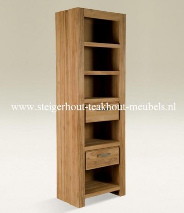 Teakhout boekenkast nv08