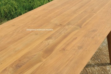 Teakhout bureau retro blad