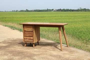 Teakhout bureau retro n